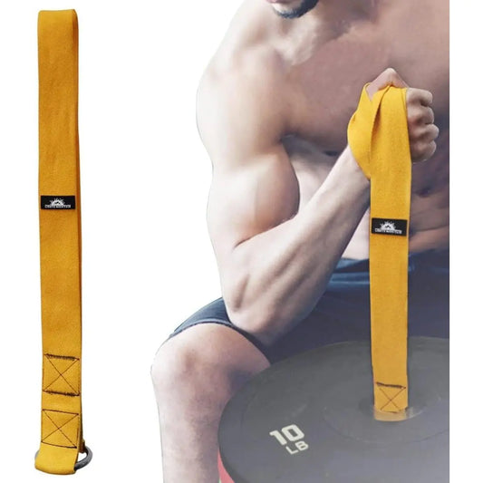 Arm Wrestling Loading Strap for Barbells, Arm Finger Wrist Exerciser Strengthener, Forearm Strength Workouts Tools Suitable for and Gym