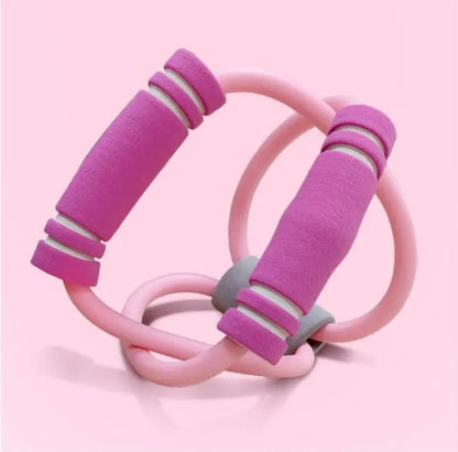 Tensioner Yoga Shoulder Open Back Legs 8 Shape Tension Belt Fitness Household Female Multifunctional Elastic Tension Rope