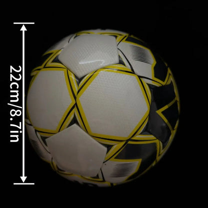 5 Number PU Leather Soccer Ball, Durable Professional Training Ball, Suitable for Adults and Teens, Indoor and Outdoor Sports, Ideal Gift