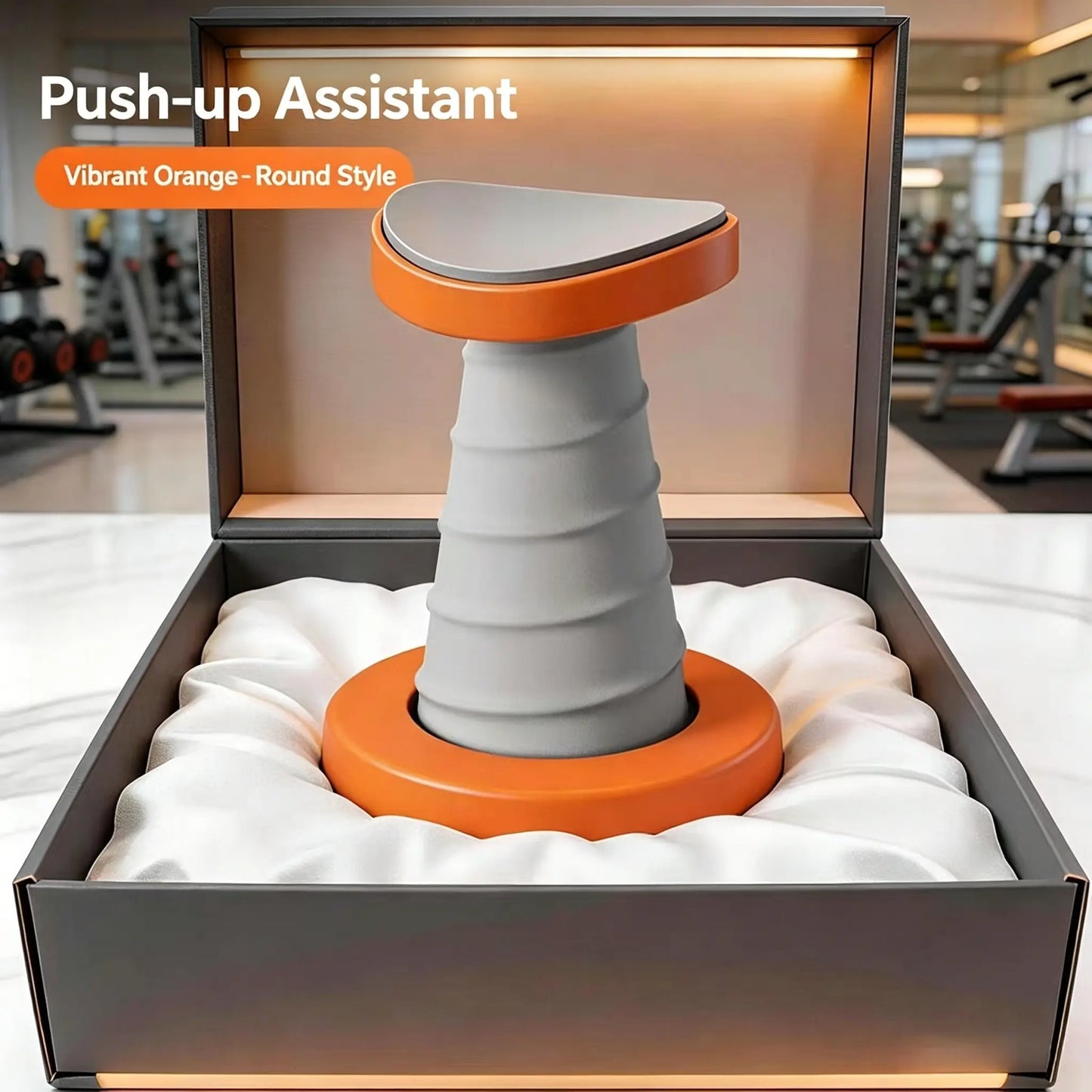 Adjustable Push-Up Trainer Support, Ergonomic Abdominal Training Aid with Widened Anti-Slip Base, Spring Shock Absorbing Push up Equipment for Home Full Body Core Strength Workout Cable Machine