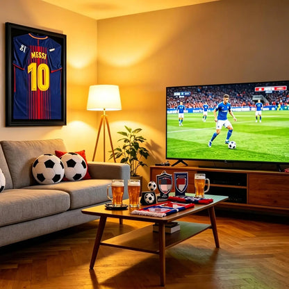 Jersey Frame Display Case Lockable UV Protection Shadow Box for Football Basketball Baseball Soccer Hockey Sports Shirt-Memorabilia Autograph Uniform Wall Mountable Black Wood(Goldlock)