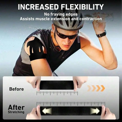 Precut Shoulder Kinesiology Strapping Tape Formen & Women - Waterproof, Breathable Athleticsupport & Pain Relief for Basketball, Gym,Camping I Father'S Day Gifts Campingessentials