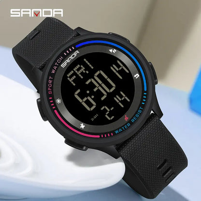 Unisex Casual Fashion Wristwatch - Simple Sporty round Design, Luminous Display, Waterproof, Shock-Resistant for Daily & Outdoor Wear (Fashion Men'S Watch Accessory)