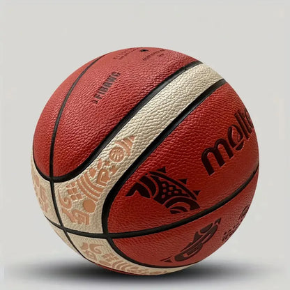 Professional Size 7 PU Material Basketball, Durable Sports Ball for Training & Competitions, Perfect Holiday Gift Idea, Training Equipment