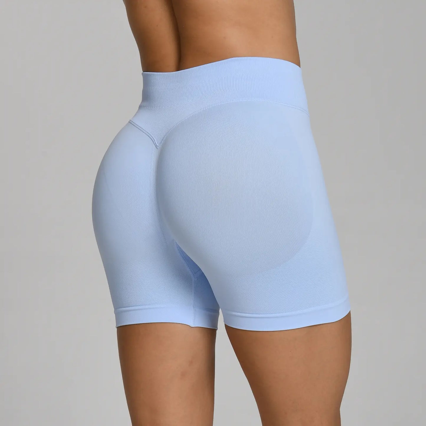 OUFALI Gym Shorts Impact 4.5" Women Workout Scrunch Butt Lifting Gym Seamless Shorts