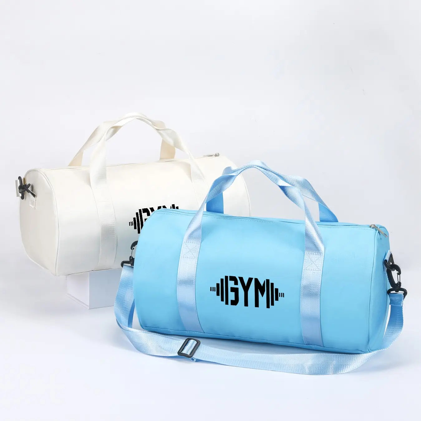 Large Capacity Gym Bag, Athletic Bag, Fashionable Print Sports Backpack, Sports Bags, Adjustable Shoulder Straps, Dry-Wet Separation, Durable Travel Commuter Bag, Outdoor Fitness Bag, Gym Workout Bag