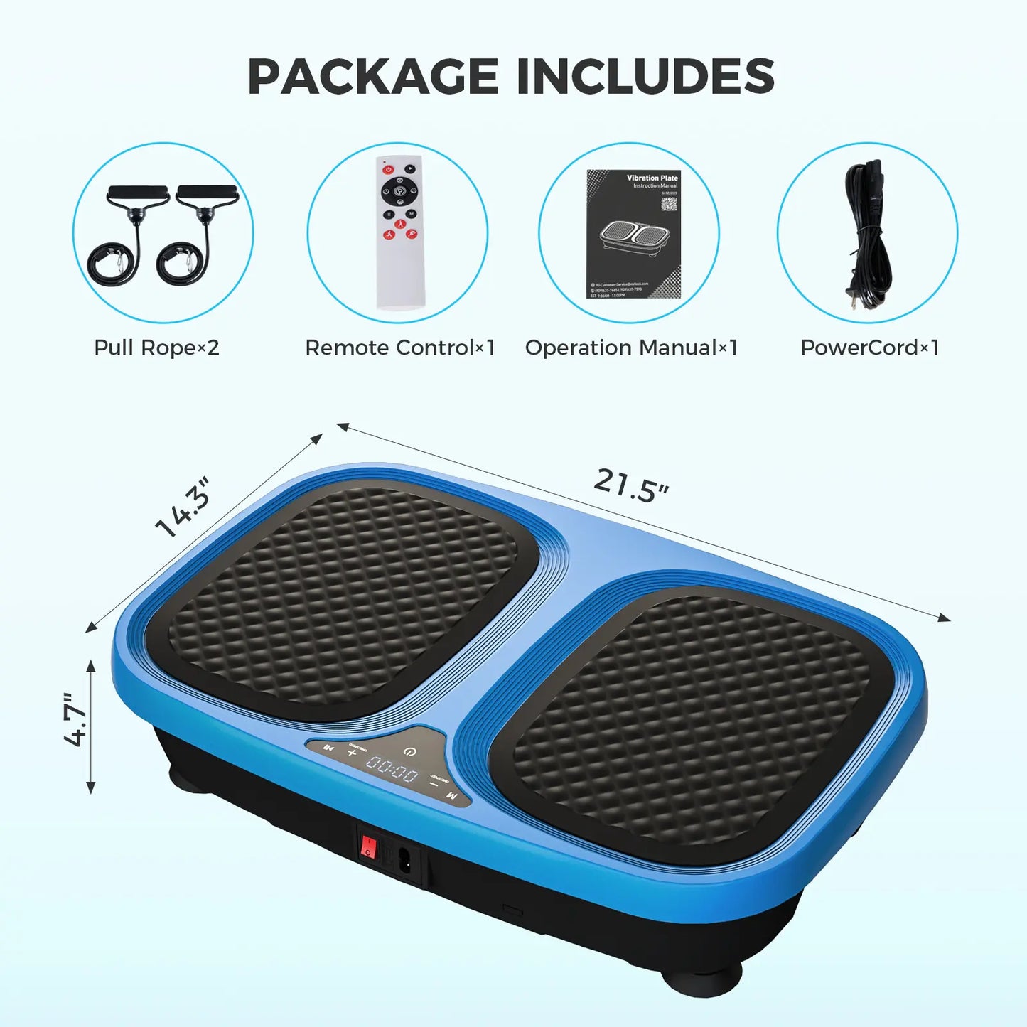 Sweetcrispy Household Full-Body Vibration Platform - Vibrating Plate Fitness Equipment for Physical Exercise, Vibration Plates, the Vibration Plate