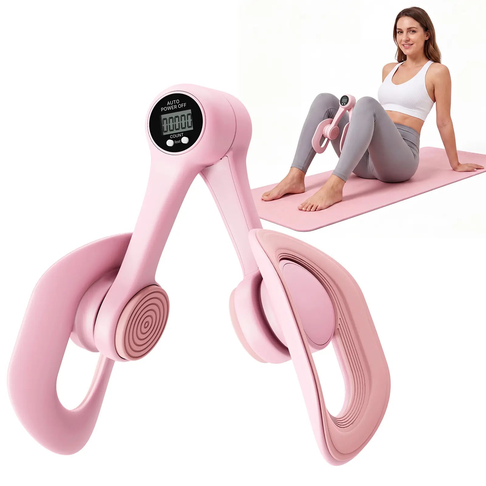 Zenrous Multi-Functional Thigh & Arm Exerciser Set - Compact Home Gym Pelvic Floor & Limb Muscle Trainer for Women & Men, Resistance Workout Equipment