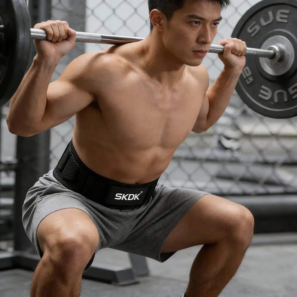 Weight Lifting Belt for Men & Women, Lumbar Support Band for Squat Training, Powerlifting, Gym Fitness Back Waist Protector