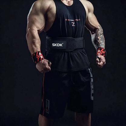 Weight Lifting Belt for Men & Women, Lumbar Support Band for Squat Training, Powerlifting, Gym Fitness Back Waist Protector