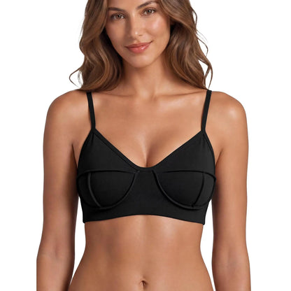 Women'S V Neck Patchwork Sports Bra, Breathable Stretch Padded Bralette with Adjustable Straps for Low Impact Yoga, Gym, and Fitness, Sportswear Yoga Gym, Stretch Sports Bra, Flattering Women'S Sports Underwear