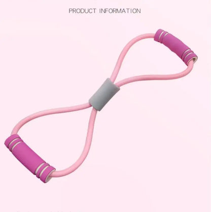 Tensioner Yoga Shoulder Open Back Legs 8 Shape Tension Belt Fitness Household Female Multifunctional Elastic Tension Rope