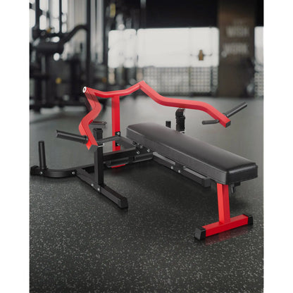3-In-1 Adjustable Chest Press Bench Machine Only, Flat Incline Decline Multi Strength Equipment with Independent Converging Arms, 450 Lbs Weight Capacity, Full Body Home Gym Workout Trainer