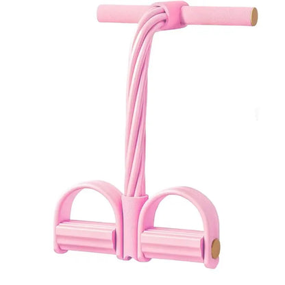 6 Pipe Foot Pedal Stretch Rope, Versatile Household Traction Device, Portable Indoor Leisure Activity Equipment