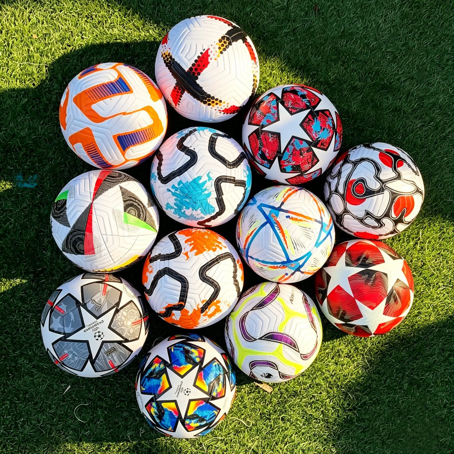 Wear-Resistant Soccer Ball, Size 5 Professional Training Ball for Developing Young Players, Versatile for Indoor/Outdoor Use, Sports Gift for Birthdays