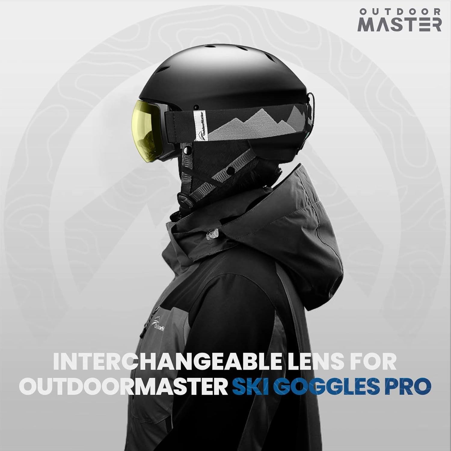PRO Ski Goggle Replacement Lens, VLT Options for All Weather | Quick Magnetic Replacement Lens with Anti-Fog Clarity, UV400 Protection, VLT Choices for Changing Light While Skiing