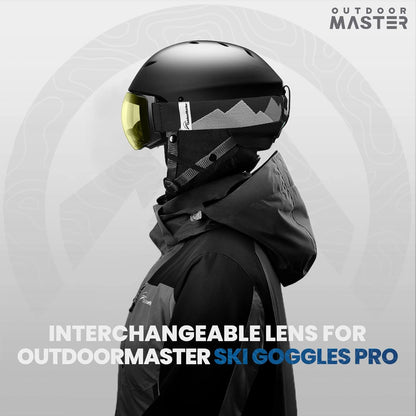 PRO Ski Goggle Replacement Lens, VLT Options for All Weather | Quick Magnetic Replacement Lens with Anti-Fog Clarity, UV400 Protection, VLT Choices for Changing Light While Skiing