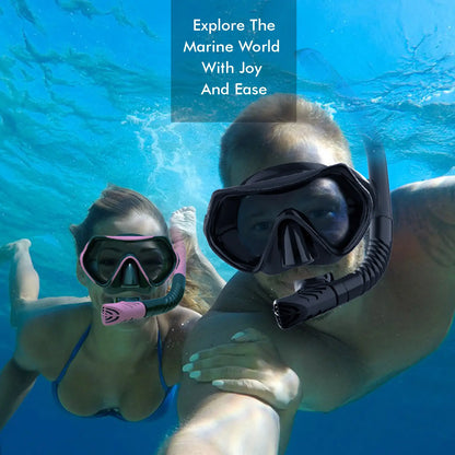 Jring Snorkeling Gear for Adults, Snorkel Mask with Top Dry Valve - Panoramic View Anti-Leak and Anti-Fog for Snorkeling, Scuba Diving, Freediving & Swimming for Men Women, Also Available as Swimming Goggles and Snorkel,Summerwins,Bathingsuitwomenset