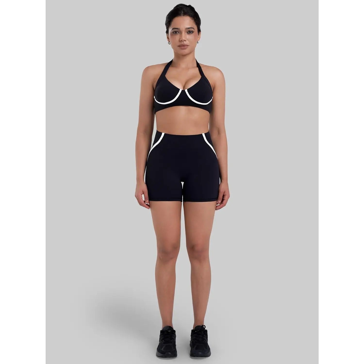Sunzel Women'S High-Waisted No Front Seam Seamless Breathable Soft Activewear Shorts - Tummy Control Athletic Shorts for Yoga, Gym, Seamless Breathable Shorts