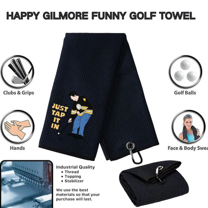 Golf Club Cleaning Kit with Golf Club Cleaner, Golf Towel, Divot Repair Tool, Groove Sharpener, Golf Ball Alignment Kit, Golf Accessories, Golf Gear, Golf Equipment, Golf Supply for Women Men, Happy Gilmore Christmas Gift for Golf Lovers, Golf Gift Sets