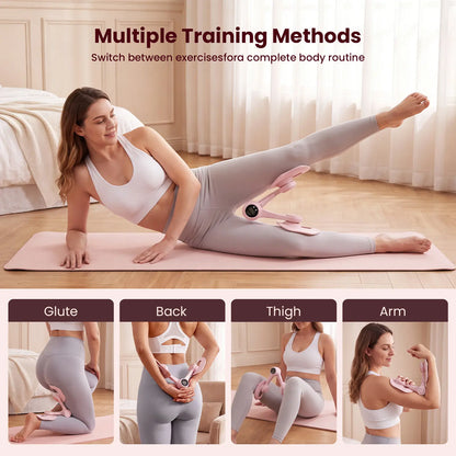 Zenrous Multi-Functional Thigh & Arm Exerciser Set - Compact Home Gym Pelvic Floor & Limb Muscle Trainer for Women & Men, Resistance Workout Equipment