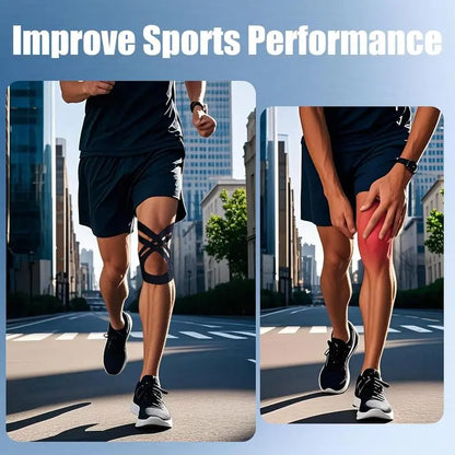 10 Pack Precut Knee Kinesiology Tape for Men & Women,Waterproof, Elastic Tape for Knee Support, Stability & Pain Relief; Breathable, Hypoallergenic, Latex-Free; Ideal for Basketball, Running Knee Wraps Knee Stabilizer
