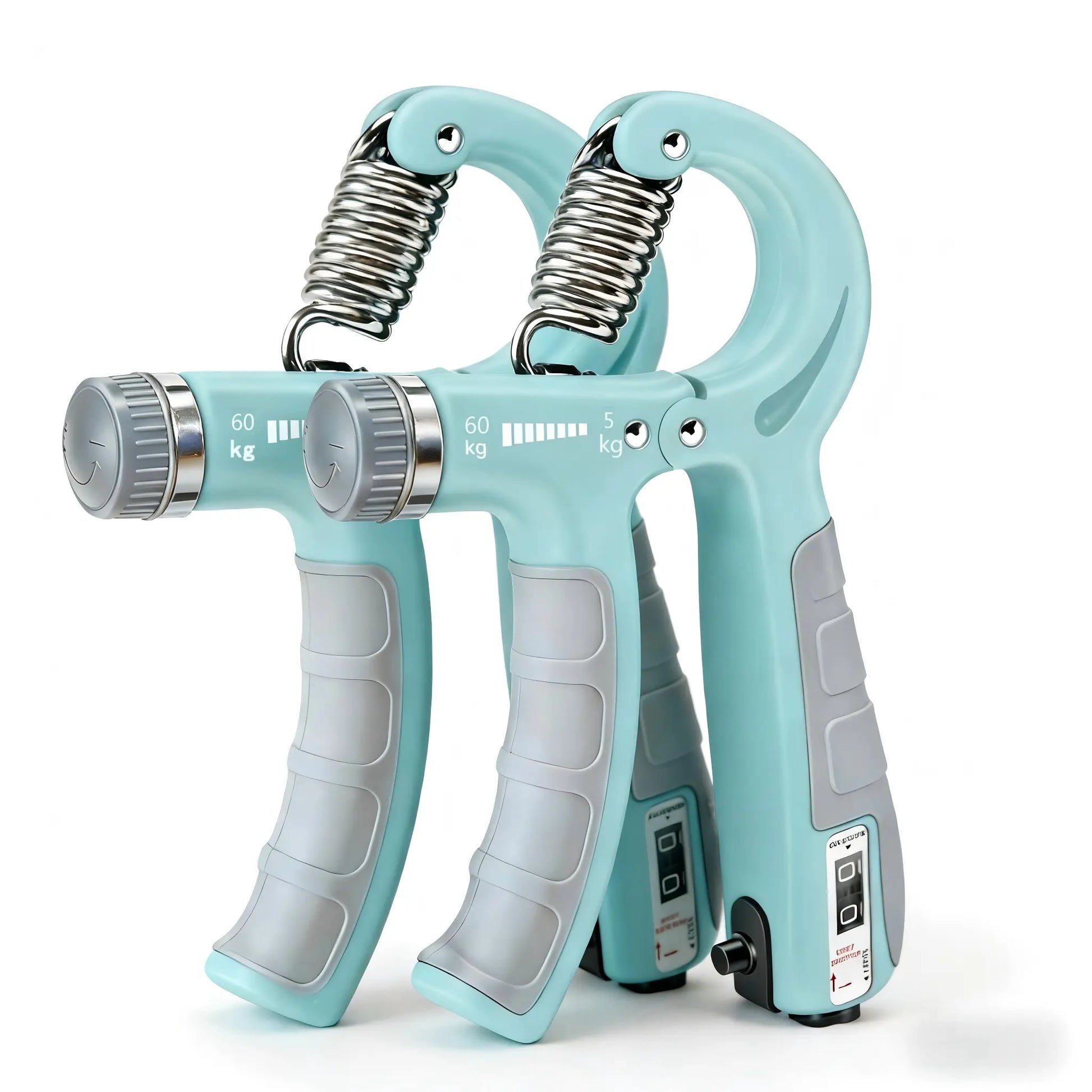 2-Pack Hand Gripper Strengthener, Adjustable Resistance (11-132 Lbs/5-60Kg) Forearm Exerciser, Workout Fitness Equipment for Muscle Building, Injury Recovery, Workout Training Equipment, Home Workout Gear