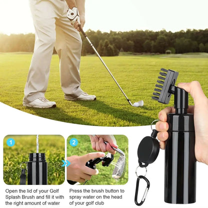 Golf Club Cleaning Kit with Golf Club Cleaner, Golf Towel, Divot Repair Tool, Groove Sharpener, Golf Ball Alignment Kit, Golf Accessories, Golf Gear, Golf Equipment, Golf Supply for Women Men, Happy Gilmore Christmas Gift for Golf Lovers, Golf Gift Sets