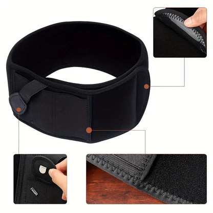 Tactical Covert Carrying Leather Bellyband Holster - Elastic, Breathable, Comfortable Tactical Equipment for Men, Right-Handed, Black Concealed Carry Accessory for Sports & Outdoor Use
