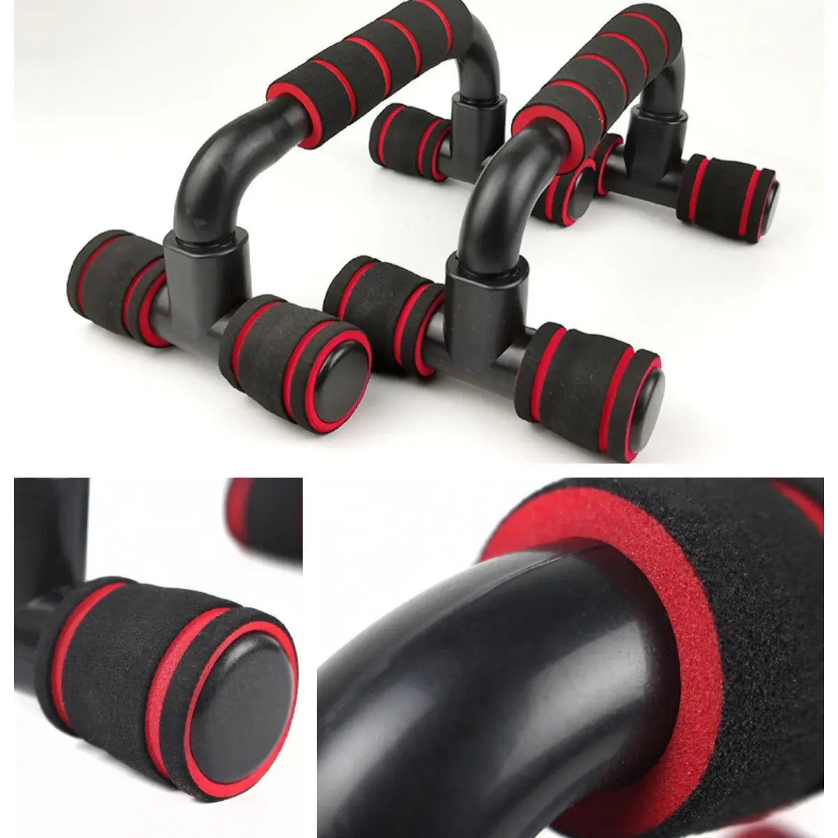Push up Bars Gym Exercise Equipment Fitness 1 Pair Pushup Handles with Cushioned Foam Grip and Non-Slip Sturdy Structure Push up Bars for Men & Women