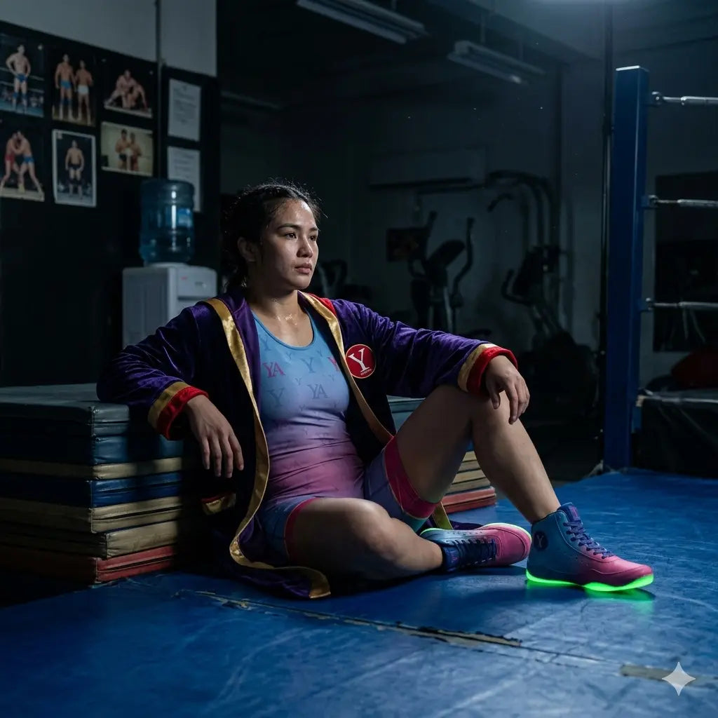 MAGIC: the Glow-In-The-Dark Women'S Wrestling Shoe Built for Speed and Confidence